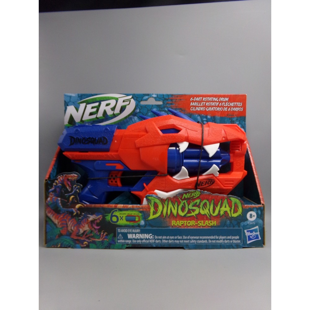 Nerf DinoSquad Raptor Slash Blaster 6 Dart Rotating Drum New In Box